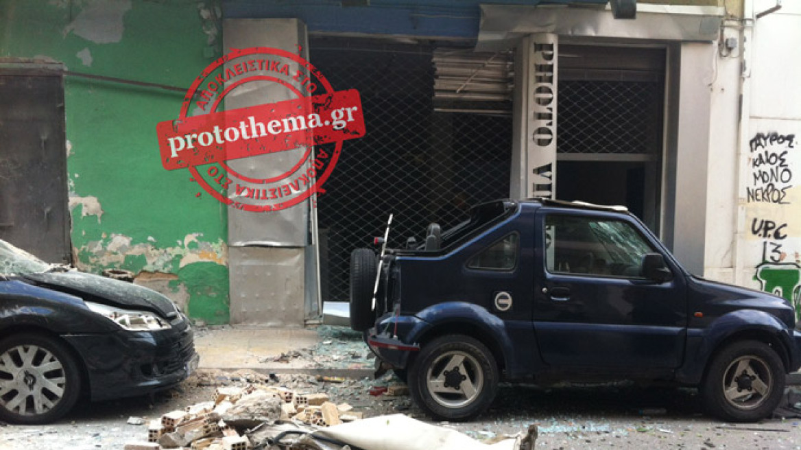 Ισχυρή έκρηξη βόμβας στα γραφεία του Παναθηναϊκού στα Πετράλωνα 